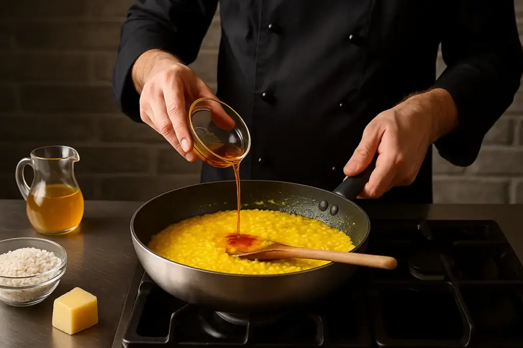 Come si cucina il risotto alla milanese? Il trucco dello chef per un colore perfetto