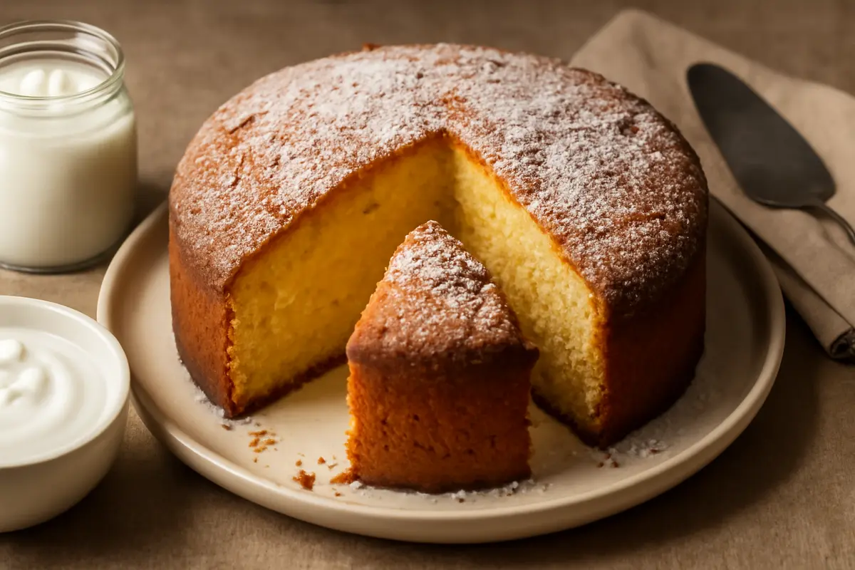 Torta soffice con yogurt greco: il trucco per una morbidezza che dura giorni