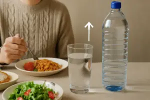 Quanta acqua serve davvero a tavola durante i pasti? La risposta che aiuta la digestione
