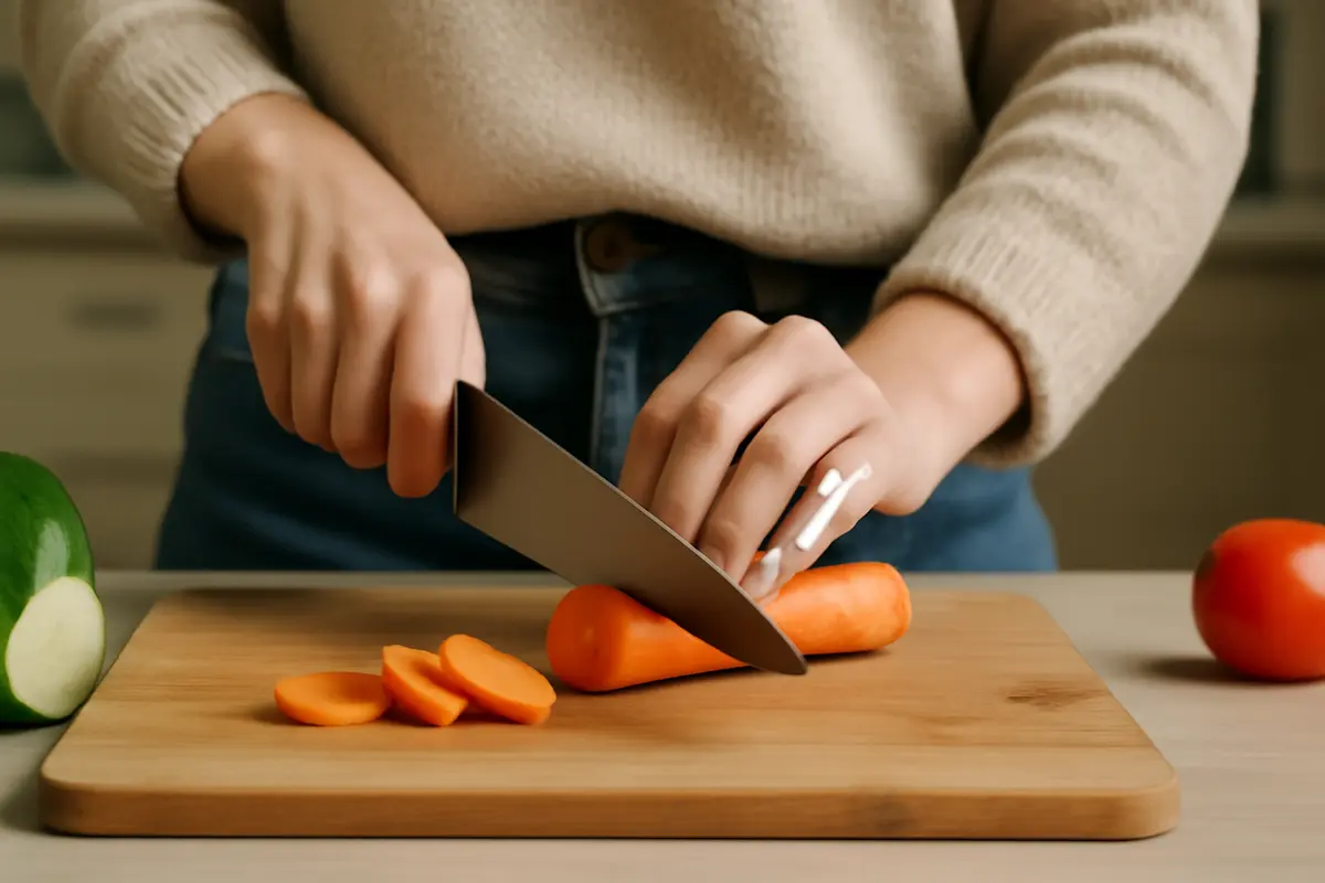 Come usare il coltello da cucina in sicurezza? Il trucco per evitare incidenti mentre affetti velocemente
