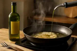 Olio extravergine in cottura ad alte temperature: quando sceglierlo o evitarlo per non perderne i benefici