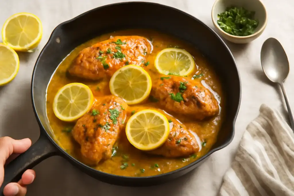 Pollo al limone in padella: come ottenere una salsa densa senza aggiungere farina