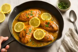 Pollo al limone in padella: come ottenere una salsa densa senza aggiungere farina