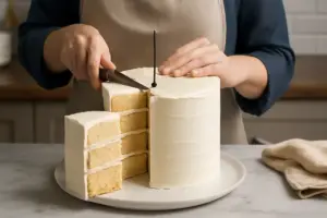 Come si taglia una torta alta senza rovinarla? Il metodo che mantiene intatte le fette e preserva la forma