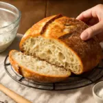 Pane fatto in casa senza impasto: il procedimento da seguire per una mollica ariosa e fragrante