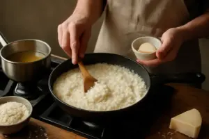Come si prepara un risotto cremoso senza panna? La tecnica che salva anche i principianti